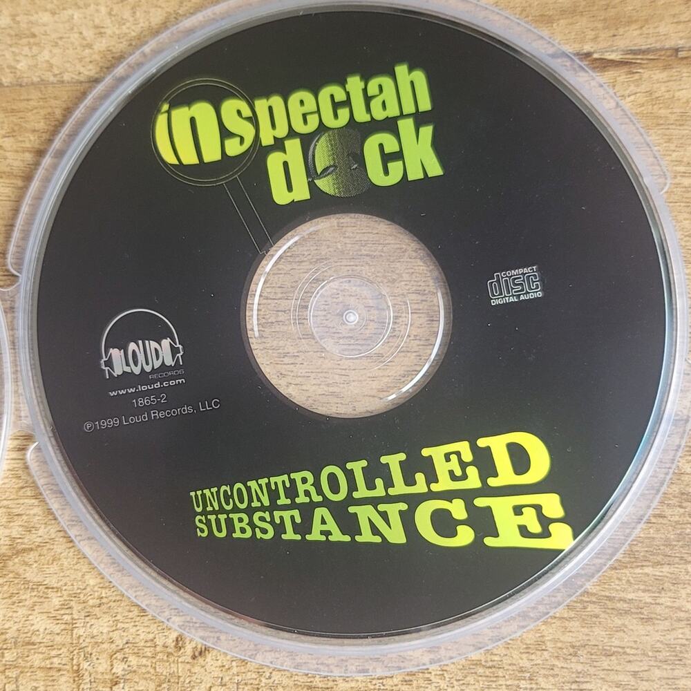 Vtg 1999 Inspectah Deck Uncontrolled Substance CD Album Hip Hop Rap